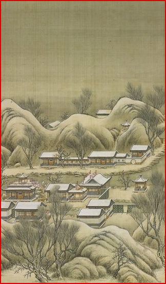 Yuanmingyuan snow